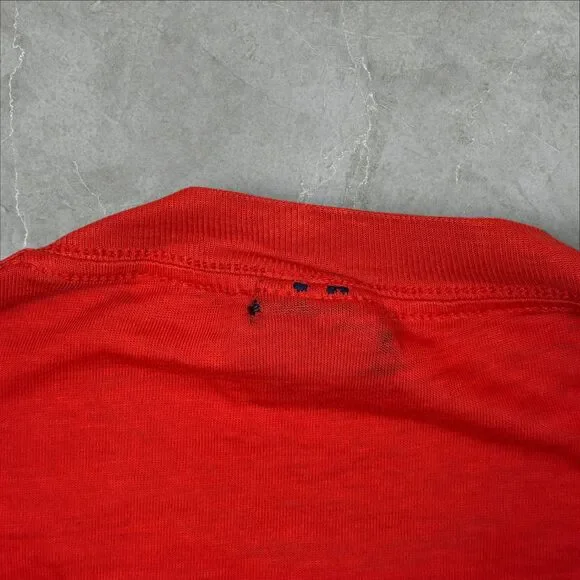 Vintage Original 1980’s Air Jordan Wings Logo Chicago Red Nike Blue Tag Shirt -M - Picture 7 of 8